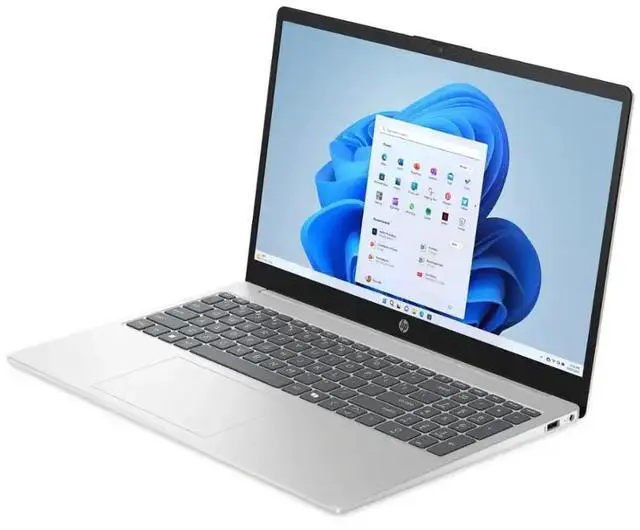 Alt view image 3 of 6 - HP 15.6" Touch-Screen Laptop |Intel Core i3-1315U Processor| Intel UHD Graphics |Webcam |Copilot|Silver| 16GB RAM | 256GB SSD |Windows 11 Home |Bundle with Stylus Pen