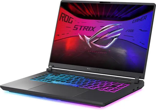 Alt view image 3 of 6 - ASUS ROG Strix 16 FHD+ 16:10 165Hz Gaming Laptop |intel i7-14650HX| NVIDIA GeForce RTX 5060 |RGB Backlit|Black| 32GB RAM DDR5 | 2TB SSD |Windows 11 Pro |Bundle with Microsoft Office 2021