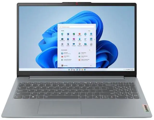 Alt view image 2 of 6 - Lenovo IdeaPad Slim 3i 15.6" Full HD Laptop | Intel Core i3-N305 | Intel UHD Graphics| Copilot | Webcam| Grey | 8GB RAM | 128GB SSD |Windows 11 S |Bundle with USB 3.0 Hub