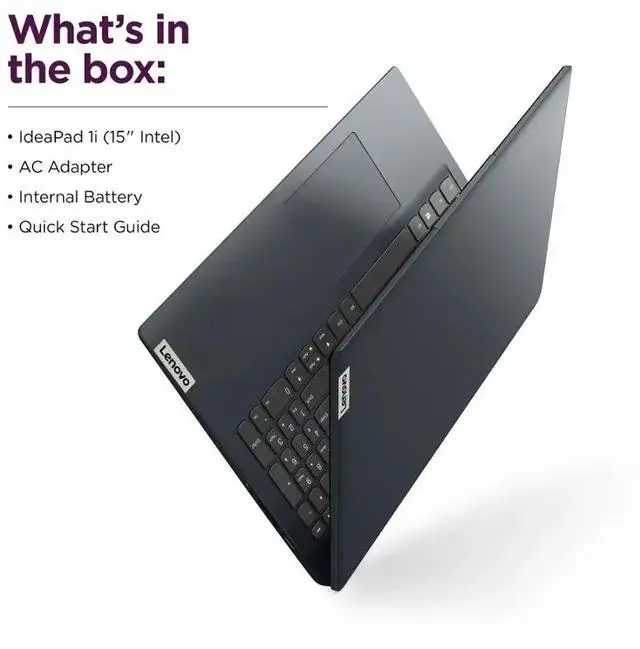 Alt view image 5 of 6 - Lenovo Ideapad 1i 15.6" Full HD Touchscreen Laptop |Intel Core i5-1334U|Intel Iris Xe Graphics|WIFI|Blue|Copilot| 24GB RAM | 512GB SSD |Windows 11 Home |Bundle with Mouse Pad