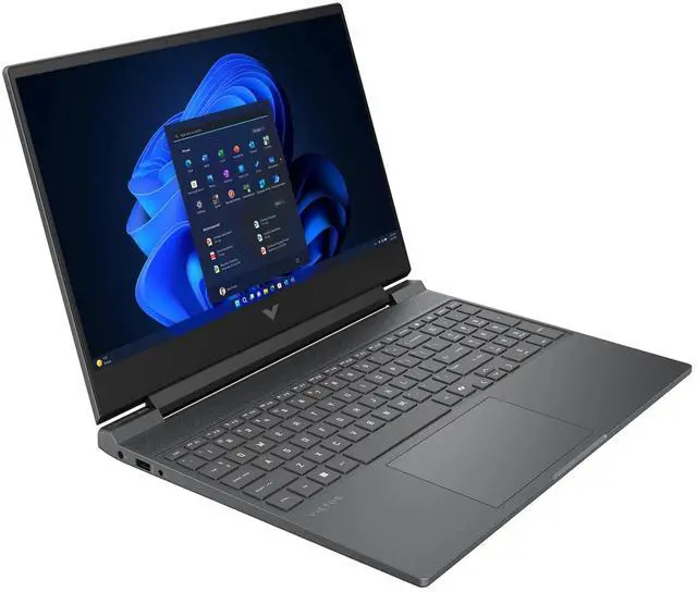 Alt view image 5 of 6 - HP Victus 15.6 inch FHD 144Hz Gaming Laptop | Intel Core i5-13420H | NVIDIA GeForce RTX 4050 6GB | Backlit | Mica Silver|  32GB RAM  | 2TB SSD  | Windows 11 Pro | Bundle with Office 2021