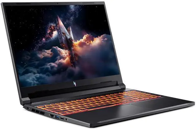 Alt view image 2 of 6 - Acer Nitro V 16 (1920 x 1200) WUXGA 180Hz Gaming Laptop | AMD Ryzen 7 260 | NVIDIA RTX 5050 | Webcam| Backlit | 64GB RAM DDR5 | 2TB SSD  | Windows 11 Pro | Bundle with Office 2021