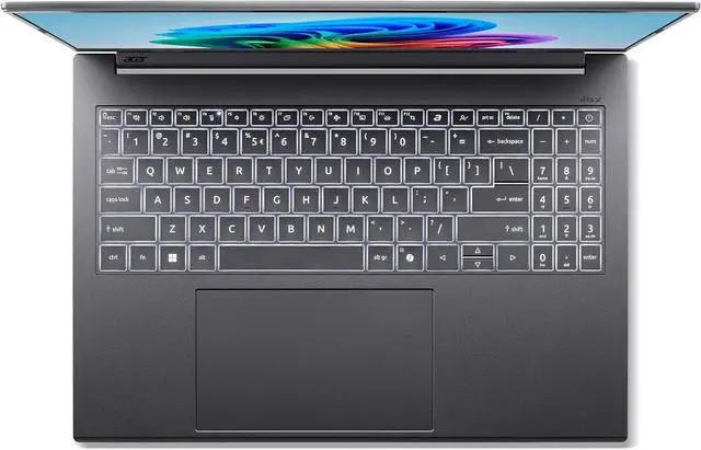 Alt view image 5 of 6 - Acer Aspire 16" WUXGA (1920 x 1200) AI Copilot Touchscreen Laptop|Snapdragon X X1-26-100|Qualcomm Adreno GPU Graphics|Backlit|Grey| 16GB RAM DDR5 | 1024GB SSD |Windows 11 Home |Bundle with Stylus Pen