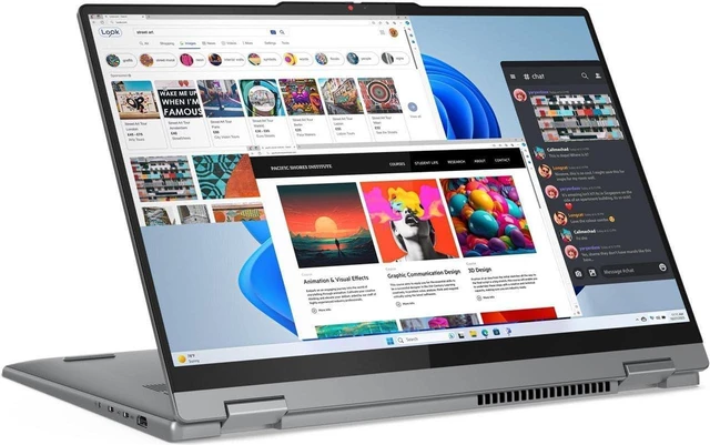 Alt view image 2 of 5 - Lenovo IdeaPad 5i 2-in-1 16" Touchscreen Laptop |Intel Core 5 120U |Intel Graphics|Office 365|Backlit| 16GB RAM DDR5 | 512GB SSD |Windows 11 Home |Bundle with Stylus Pen