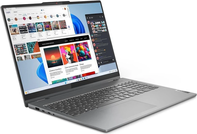 Alt view image 4 of 5 - Lenovo IdeaPad 5i 2-in-1 16" Touchscreen Laptop |Intel Core 5 120U |Intel Graphics|Office 365|Backlit| 16GB RAM DDR5 | 512GB SSD |Windows 11 Home |Bundle with Stylus Pen