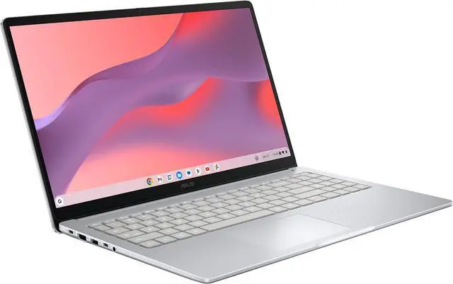 Main image of ASUS Chromebook 15.6" FHD Anti-Glare Display Laptop |Intel Processor N50|Integrated Graphics |Webcam|Pure Grey| 8GB RAM | 128GB SSD |Chrome OS |Bundle with Wireless Mouse