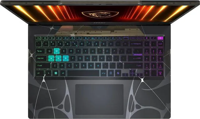Alt view image 4 of 5 - MSI Cyborg 15.6" FHD 144Hz Gaming Laptop |Intel Core 7 240H|NVIDIA RTX 5060|Backlit|Black| 32GB RAM DDR5 | 1024GB SSD |Windows 11 Home |Bundle with Mouse Pad