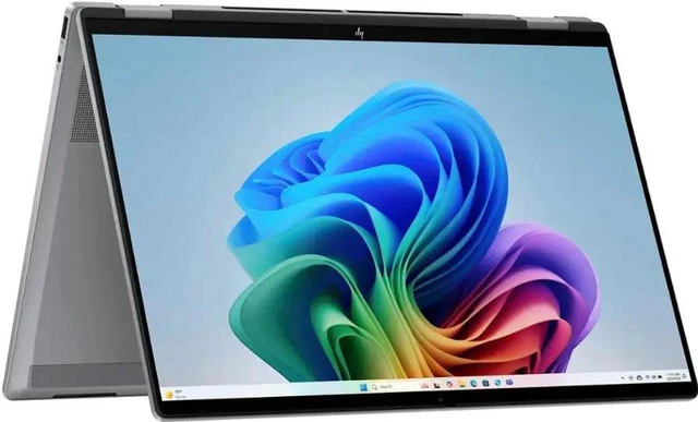 Alt view image 5 of 5 - HP OmniBook X Flip 2-in-1 16" FHD+ OLED Touchscreen Laptop|AMD Ryzen AI 5 430|AMD Radeon 840M Graphics|Copilot|Backlit| 16GB RAM DDR5 | 512GB SSD |Windows 11 Pro |Bundle with Stylus Pen