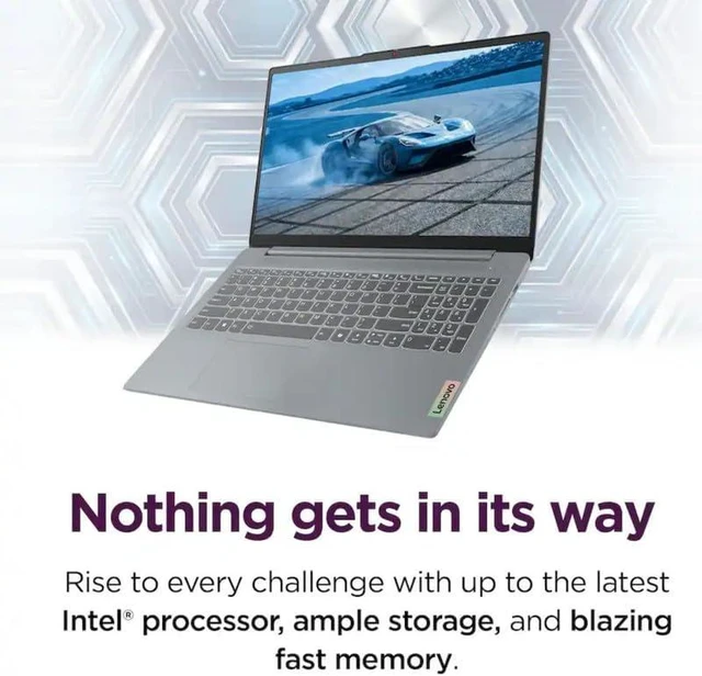 Alt view image 2 of 5 - Lenovo IdeaPad Slim 3i 15.6" FHD Laptop| Intel Core 3 N355|Intel UHD Graphics|Copilot|Grey| 8GB RAM | 128GB SSD |Windows 11 Home |Bundle with USB 3.0 Hub