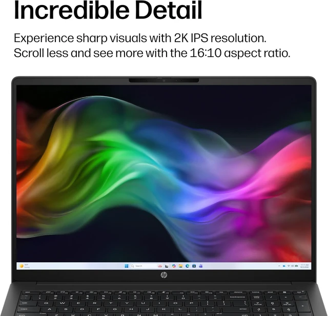 Alt view image 2 of 5 - HP OmniBook 3 16 inch WUXGA touch Laptop PC|AMD Ryzen 3 30|AMD Radeon 610M GPU|Webcam|Mica Silver| 8GB RAM DDR5 | 512GB SSD |Windows 11 Home |Bundle with Stylus Pen