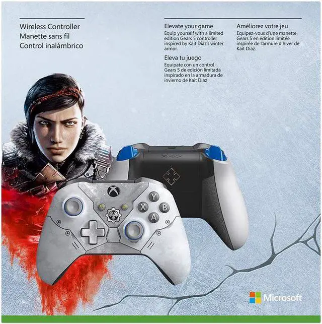 Alt view image 6 of 7 - Xbox Wireless Controller – Gears 5 Kait Diaz Limited Edition