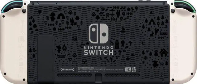 Alt view image 5 of 6 - Nintendo Switch - Animal Crossing:  Horizons Edition | Switch console| Switch dock| Joy-Con (L) and Joy-Con (R)| Joy-Con wrist straps | Special Edition