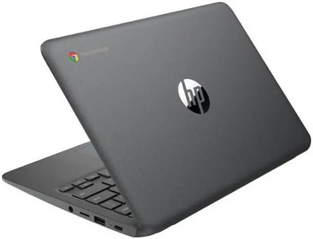 Alt view image 2 of 4 - 2020 HP 11.6" Widescreen Chromebook | Intel Celeron N3350 Dual Core | 4GB Memory | 32GB eMMC Flash Memory | Google Chrome OS | Ash Gray