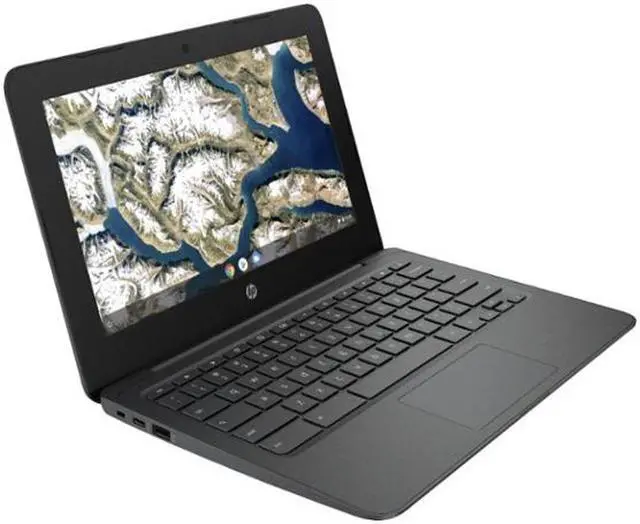 Alt view image 3 of 4 - 2020 HP 11.6" Widescreen Chromebook | Intel Celeron N3350 Dual Core | 4GB Memory | 32GB eMMC Flash Memory | Google Chrome OS | Ash Gray