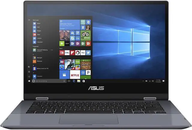 ASUS VivoBook Flip TP412FA-XB56T Intel Core i5 10th Gen 10210U (1.60 GHz) 8 GB Memory 512 GB SSD Intel UHD Graphics 14" Touchscreen 1920 x 1080 Convertible 2-in-1 Laptop Windows 10 Pro