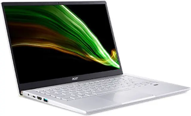 Alt view image 7 of 7 - Acer Swift X 14 IPS Premium Laptop | AMD Ryzen 7 5800U Processor | 16GB RAM | 512GB SSD | NVIDIA RTX 3050Ti  | Backlit Keyboard | Windows 10 Home | Silver | Bundle with Wired Gaming Mouse