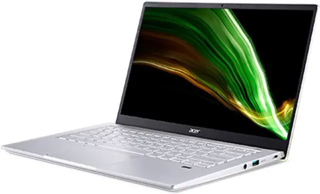 Alt view image 4 of 7 - Acer Swift X 14 IPS Premium Laptop | AMD Ryzen 7 5800U Processor | 16GB RAM | 512GB SSD | NVIDIA RTX 3050Ti  | Backlit Keyboard | Windows 10 Home | Silver | Bundle with Wired Gaming Mouse