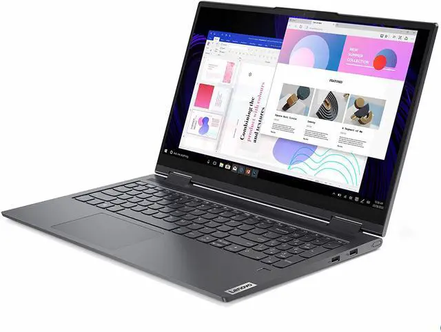 Alt view image 5 of 5 - Lenovo Yoga 7i 2-in-1 15.6" FHD Touch Screen Premium Laptop | 11th Gen Intel Core i7-1165G7 Processor | 12GB RAM | 512GB SSD | Backlit Keyboard | Fingerprint | Windows 11