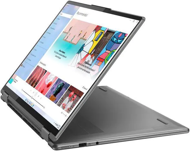 Alt view image 2 of 7 - Lenovo Yoga 7i 2-in-1 15.6" 2.5K Touch Premium Laptop | Intel Core i5-1240P Processor | 8GB RAM | 512GB SSD | Backlit Keyboard | Fingerprint | Windows 11 | Bundle with Mouse Pad