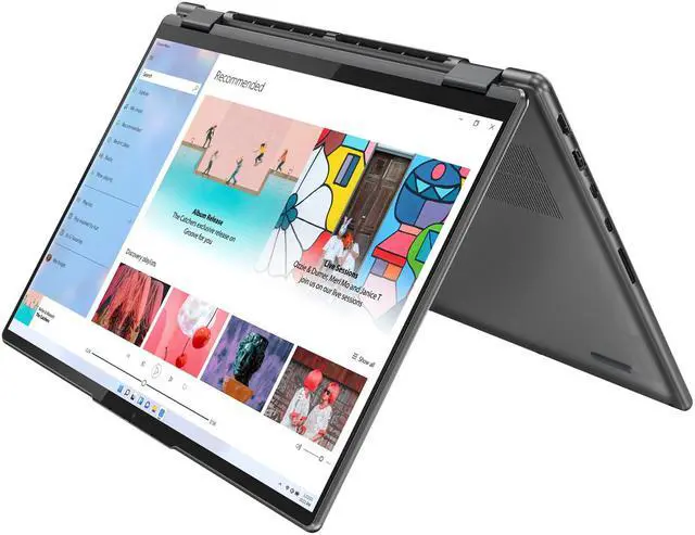 Alt view image 7 of 7 - Lenovo Yoga 7i 2-in-1 15.6" 2.5K Touch Premium Laptop | Intel Core i5-1240P Processor | 8GB RAM | 512GB SSD | Backlit Keyboard | Fingerprint | Windows 11 | Bundle with Mouse Pad