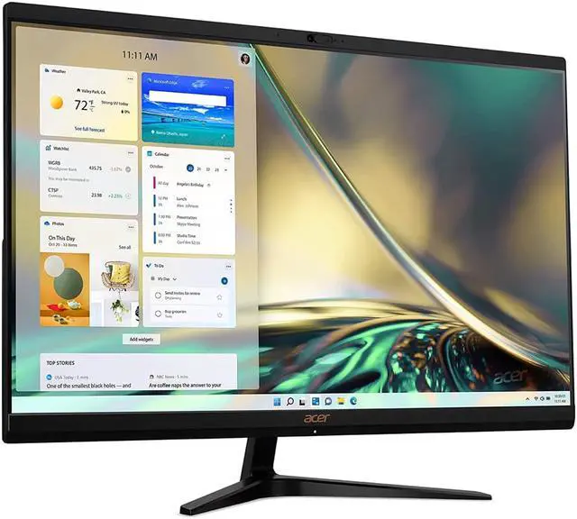 Alt view image 6 of 6 - ACER Aspire 27" FHD Premium  AIO Computer | 12th Gen Intel Core i5-1235U Processor | 16GB RAM | 1TB SSD | Intel Iris Xe Graphics | Wireless Mouse & Keyboard | Windows 11 | Bundle with Mouse Pad
