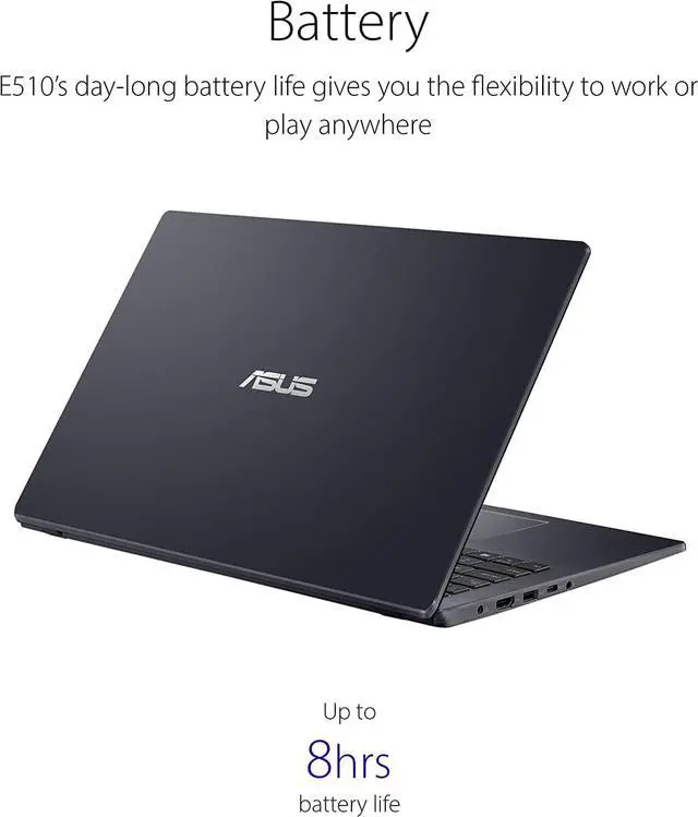 Alt view image 6 of 6 - Asus Vivobook Go 15 Thin & Light Laptop/15.6 FHD Display/Intel Celeron N4020 Processor/4GB RAM/ 64GB Storage/Windows 11 Home in S Mode/1 Year Microsoft 365/With wireless mouse bundle