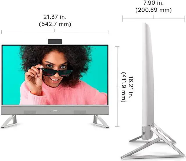 Alt view image 5 of 6 - New Dell Inspiron 24" FHD Touchscreen All-in-One Desktop |  12th Gen Intel Core i5-1235U Processor | 32GB RAM | 512GB SSD | Wireless Keyboard & Mouse | Windows 11 Home