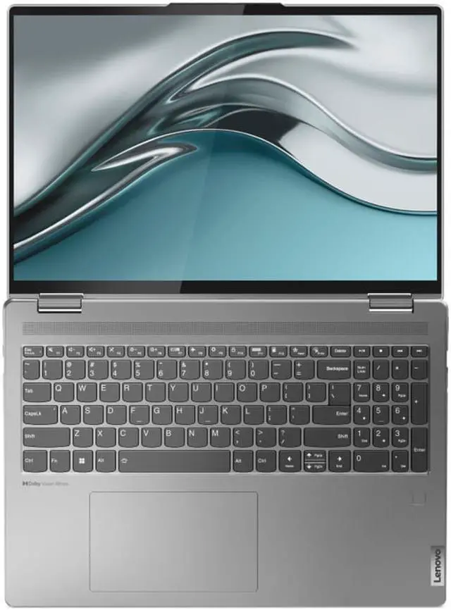 Alt view image 5 of 7 - Lenovo Yoga 7i 2-in-1 16" 2.5K Touch Screen Laptop | Intel Core i7-1260P Processor | 16GB RAM | 1TB SSD | Backlit Keyboard | Fingerprint | Windows 11 Home | Bundle Capacitive Stylus with Magnetic