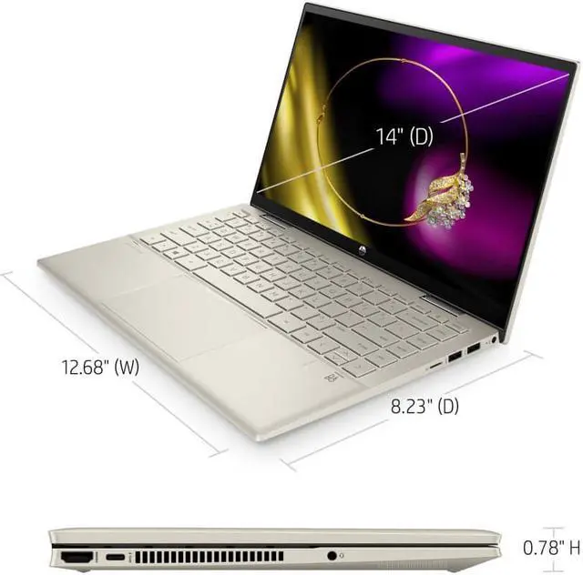 Main image of HP Pavilion x360 2-in-1 14" FHD Touchscreen Laptop | Intel Core i5-1155G7 Processor | Intel Iris Xe Graphics | 8GB Memory | 256GB SSD | Windows 11 Home | Backlit keyboard