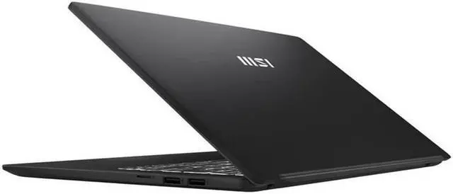 Alt view image 2 of 5 - MSI Modern 14" FHD Laptop | Intel Core i7-1195G7 Processor | 16GB RAM | 512GB SSD | Intel Iris Xe Graphics | Backlit Keyboard | Windows 11 Home | Black | Bundle with Wireless Mouse