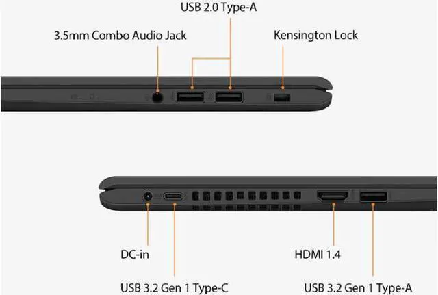 Alt view image 3 of 6 - ASUS Vivobook 15.6" FHD Laptop | Intel Core i5-1135G7 | Intel Iris Xe Graphics | 36GBDDR4 RAM | 512GB SSD | Windows 11 Home | with USB3.0 HUB Bundle