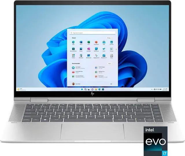 Alt view image 5 of 7 - HP ENVY 2-in-1 15.6" Touch-Screen Laptop | Intel Core i7-1355U Processor | Intel Iris Xe Graphics | 16GB DDR5 RAM | 2TBSSD | Backlit Keyboard | Windows 11 Home | Bundle with  Laptop Stand
