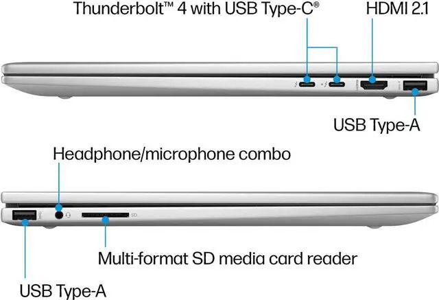 Alt view image 3 of 7 - HP ENVY 2-in-1 15.6" Touch-Screen Laptop | Intel Core i7-1355U Processor | Intel Iris Xe Graphics | 16GB DDR5 RAM | 2TBSSD | Backlit Keyboard | Windows 11 Home | Bundle with  Laptop Stand