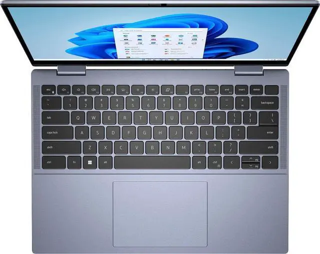Alt view image 4 of 5 - Dell Inspiron 14.0" 2-in-1 Touch Laptop | AMD Ryzen 7 7730U Processor | 16GB RAM | 512GB SSD | AMD Radeon Graphics | Backlit Keyboard | Fingerprint |Windows 11 Home | Silver