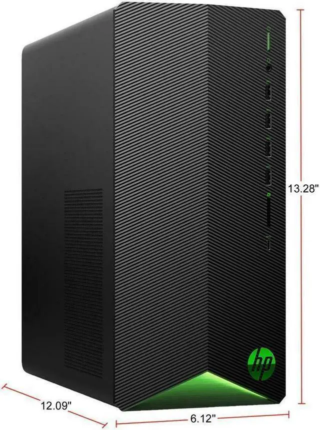 Alt view image 2 of 7 - New HP Pavilion Gaming Desktop/Intel® Core™ i5-10400F Processor/32GB RAM/ 1024GBSSD /NVIDIA® GeForce RTX™ 3060 graphics card with 12 GB GDDR6 dedicated memory/Bundle with Mouse Pad