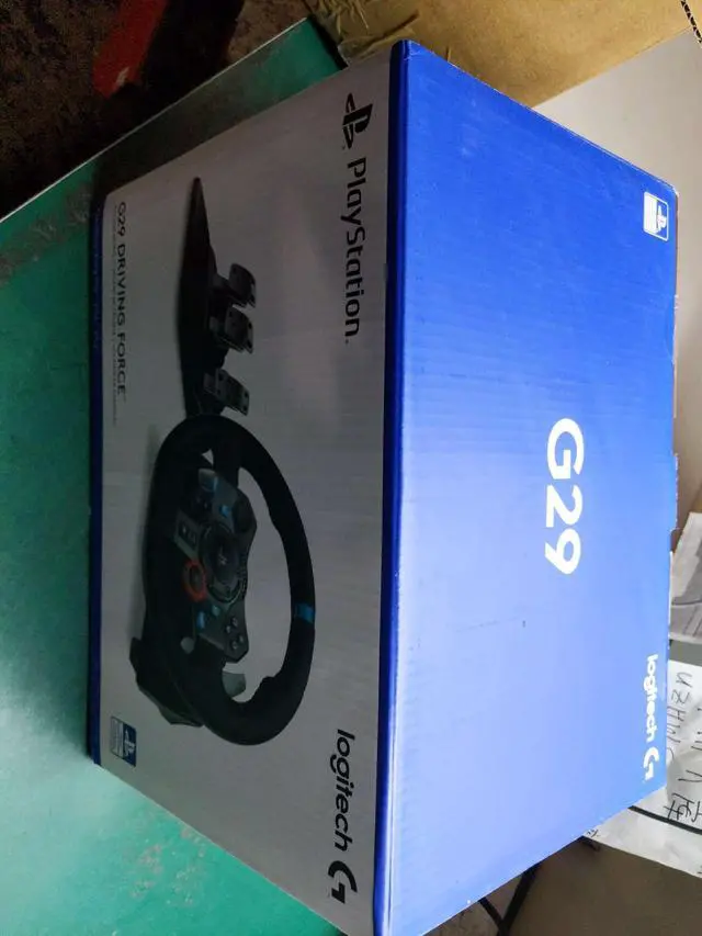 Alt view image 3 of 3 - Logitech G29 Driving Force Racing Wheel for PS5, PS4 and PC