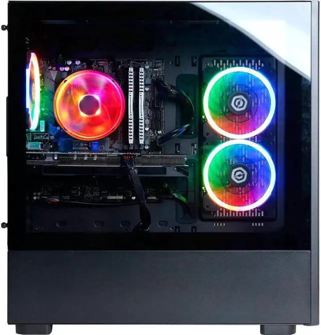 Alt view image 2 of 6 - CyberpowerPC Gamer Xtreme Gaming Desktop Computer | Intel Core i7-11700F Processor|RTX 3060 Ti Graphics | 16GB RAM | 500GB SSD+1TB HDD | Include Mouse and Keyboard | Win11 | Bundle with Mouse Pad