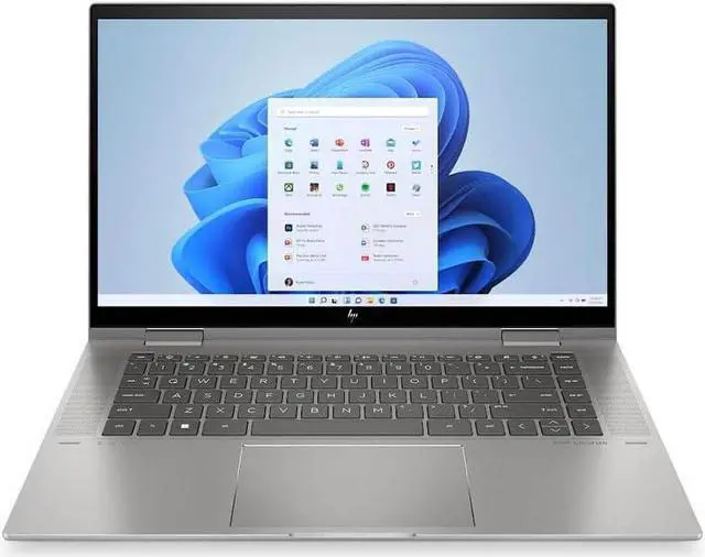 Main image of HP - ENVY X360 2-IN-1 15.6" TOUCH-SCREEN LAPTOP - INTEL EVO PLATFORM INTEL CORE I7 - 16GB MEMORY - 512GB SSD - NATURAL SILVER