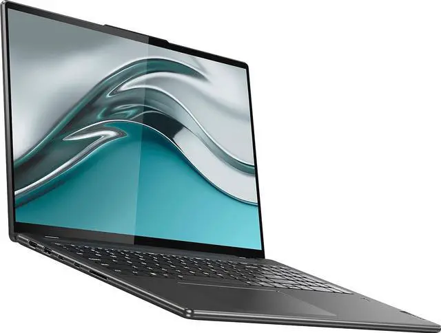 Alt view image 6 of 6 - Lenovo Yoga 7i 2-in-1 16" 2.5K Touch Premium Laptop | Intel Core i5-1240P | Backlit Keyboard | Fingerprint | Windows 11  (Gray, 8GB RAM | 256GB SSD)