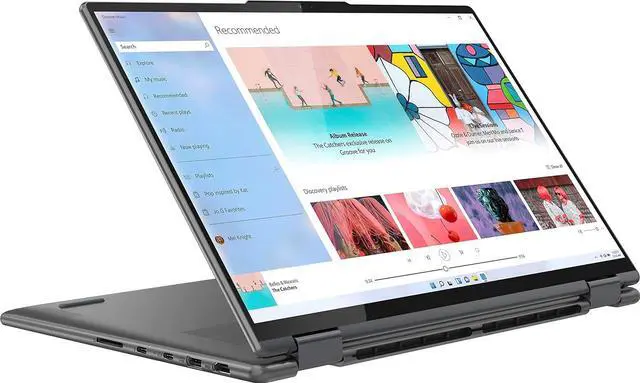 Alt view image 5 of 6 - Lenovo Yoga 7i 2-in-1 16" 2.5K Touch Premium Laptop | Intel Core i5-1240P | Backlit Keyboard | Fingerprint | Windows 11  (Gray, 8GB RAM | 256GB SSD)