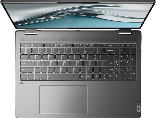 Alt view image 3 of 6 - Lenovo Yoga 7i 2-in-1 16" 2.5K Touch Premium Laptop | Intel Core i5-1240P | Backlit Keyboard | Fingerprint | Windows 11  (Gray, 8GB RAM | 256GB SSD)