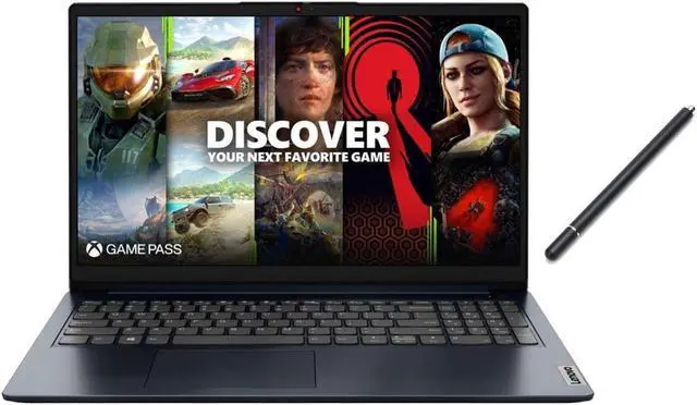 Main image of Lenovo Ideapad 1 15.6" FHD Touchscreen Laptop | AMD Ryzen 5 7520U(Beat i7-1165G7) | AMD Radeon graphics | WIFI| Long battery life | 8GB RAM DDR5 | 256GB SSD | Windows 11 S | Bundle with Stylus Pen