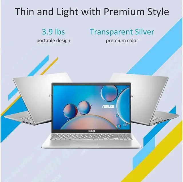 Alt view image 4 of 7 - ASUS Vivobook 15.6 FHD Laptop | AMD Ryzen 3 3250U (Beat i5-1035G1) | AMD Radeon graphics | WIFI | Webcam | 24GB RAM | 128GB SSD | Windows 11 S | Bundle with USB 3.0 Hub