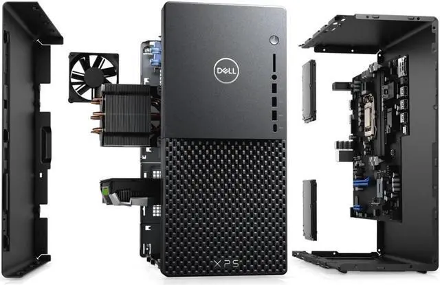 Alt view image 4 of 5 - Dell XPS 8940 Gaming Tower PC- Intel i7-11700 - 16GB RAM, 256GB SSD + 1TB HDD - Nvidia Geforce RTX 3060, DisplayPort, HDMI, AX Wi-Fi, Bluetooth, SD Card - Windows 10 Home