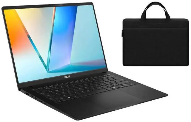 Main image of ASUS Vivobook S 14" WUXGA Laptop| Intel Core Ultra 5 | Intel Arc Graphics | Copilot+ PC | Wi-Fi 7 |1-Zone RGB | 16GB RAM DDR5 | 1024GB SSD | Windows 11 Home | Bundle with Black Bag