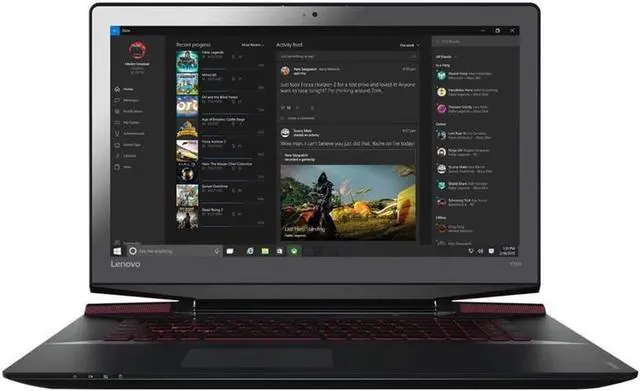 Main image of Lenovo Ideapad Y700 17.3" Full HD Backlit Keyboard Flagship Premium Gaming Laptop PC | Intel Core i7-6700HQ | 16GB RAM | 1TB+128GSSD | NVIDIA GeForce GTX 960M with 4GB | Webcam | Windows 10