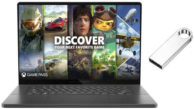 Main image of ASUS ROG Zephyrus 16" OLED QHD 240Hz Gaming Laptop | Intel Core Ultra 9 185H | GeForce RTX 4070 | Backlit | Copilot AI | 16GB RAM DDR5 | 2TB SSD |Windows 11 Home |Bundle with 64GB USB Flash Drive