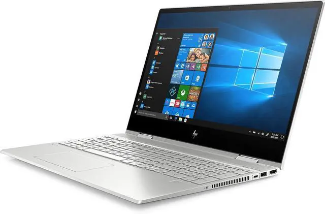 Alt view image 3 of 4 - HP Envy x360-15-dr1010nr, 15.6", Touch Screen, Windows 10 Home 64, Intel Core i7, 8GB RAM, 512GB SSD, FHD, Natural Silver