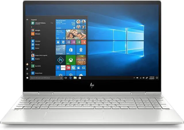 Alt view image 4 of 4 - HP Envy x360-15-dr1010nr, 15.6", Touch Screen, Windows 10 Home 64, Intel Core i7, 8GB RAM, 512GB SSD, FHD, Natural Silver