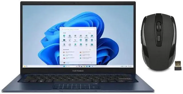 Main image of ASUS Vivobook 14" Full HD Laptop |Intel Core i3-1315U| Intel UHD Graphics |Copilot |WiFi 5|Quiet Blue| 16GB RAM | 512GB SSD |Windows 11 Home |Bundle with Wireless Mouse